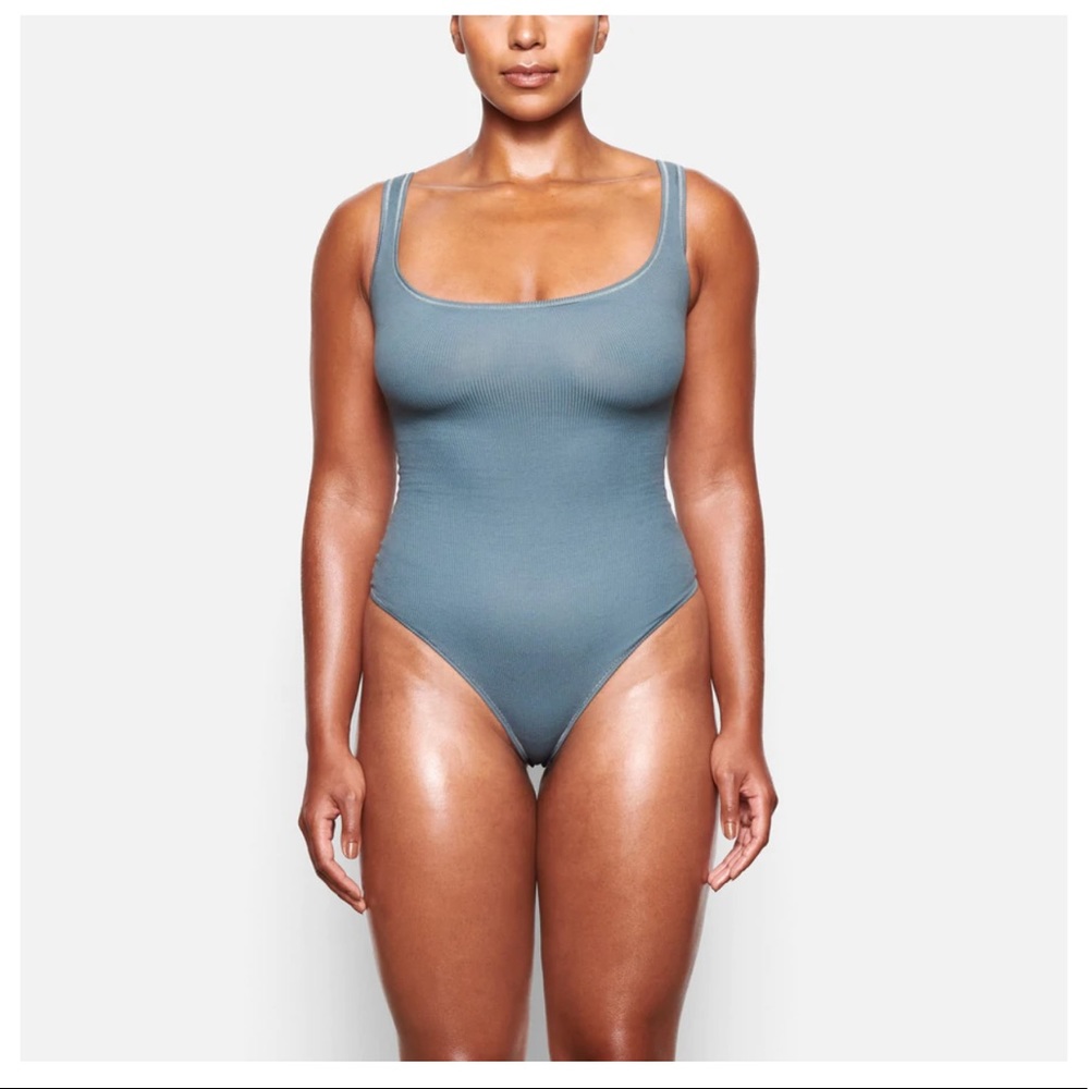 SKIMS Cotton Rib Bodysuit